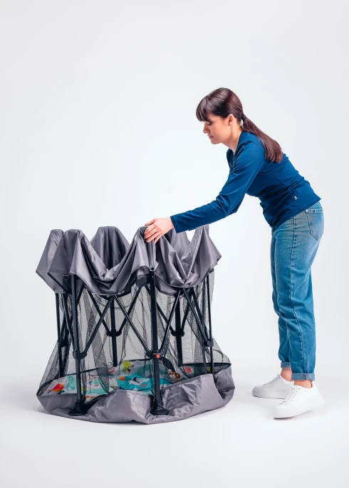 Lionelo Roel Blue Navy — kojec dla dziecka