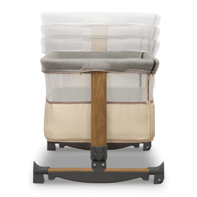 Lionelo Leonie Beige Sand — łóżeczko dostawne