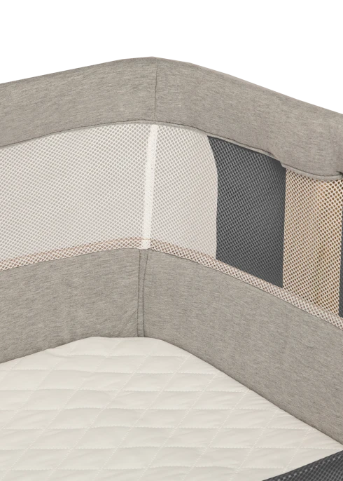 Lionelo Leonie Grey Stone — łóżeczko dostawne