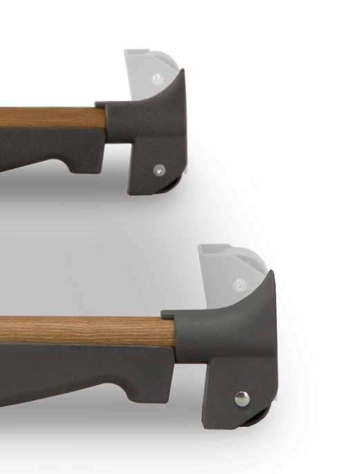 Lionelo Leonie Grey Stone — łóżeczko dostawne