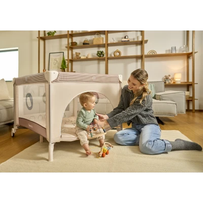 lionelo Bonnie Beige Sand — Kojec dziecięcy | Opinie i cena