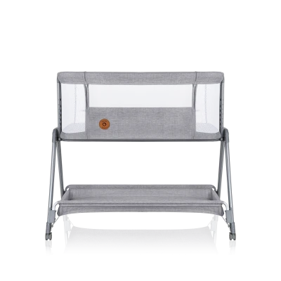 Lionelo Luna Grey Concrete 2 w 1 — łóżeczko dostawne