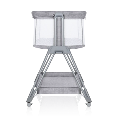 Lionelo Luna Grey Concrete 2 w 1 — łóżeczko dostawne