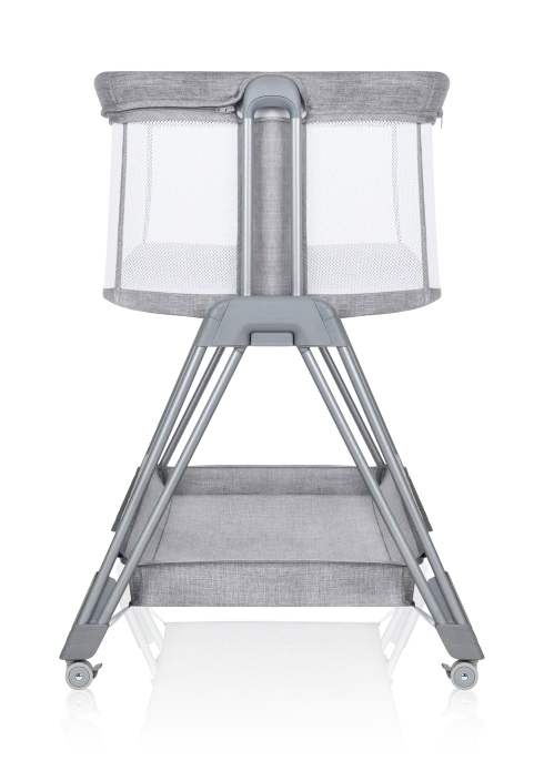 Lionelo Luna Grey Concrete 2 w 1 — łóżeczko dostawne