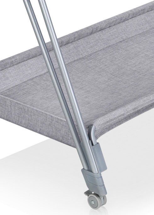 Lionelo Luna Grey Concrete 2 w 1 — łóżeczko dostawne