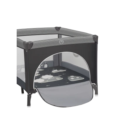 lionelo Bonnie Grey Scandi — Kojec dziecięcy | Opinie i cena