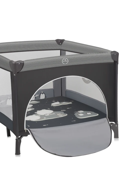 lionelo Bonnie Grey Scandi — Kojec dziecięcy | Opinie i cena