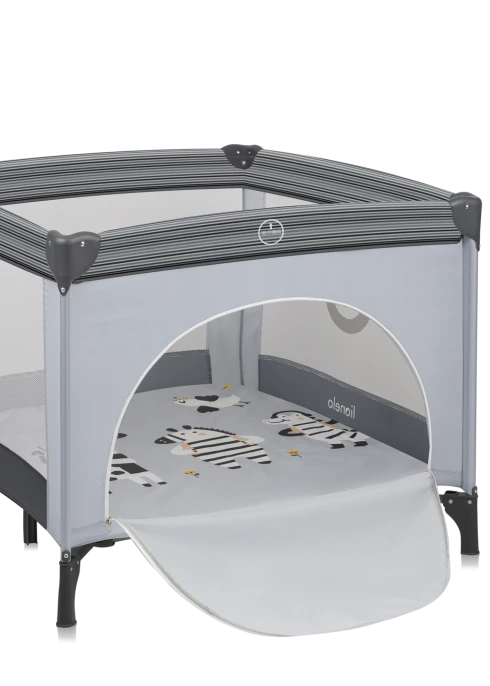 lionelo Bonnie Grey Stone — Kojec dziecięcy | Opinie i cena