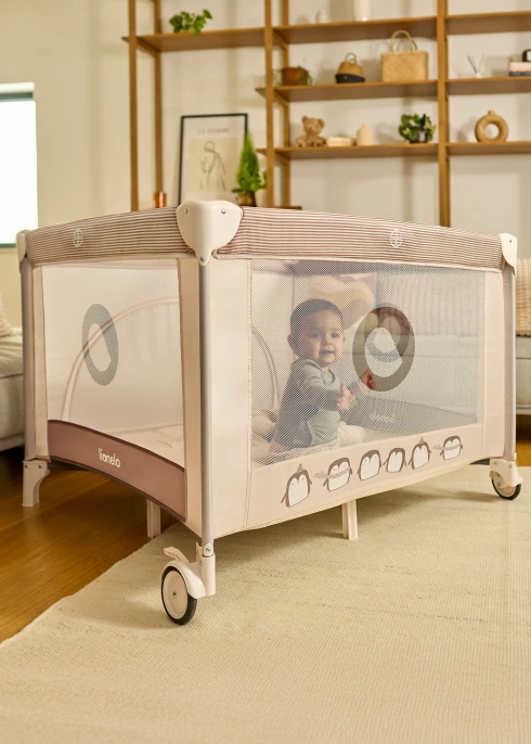 lionelo Bonnie Grey Stone — Kojec dziecięcy | Opinie i cena