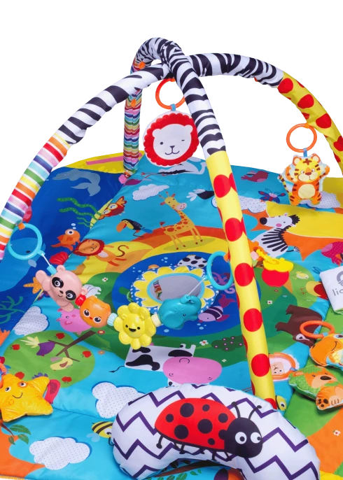 Mata edukacyjna Anika Plus Blue Yellow - Lionelo