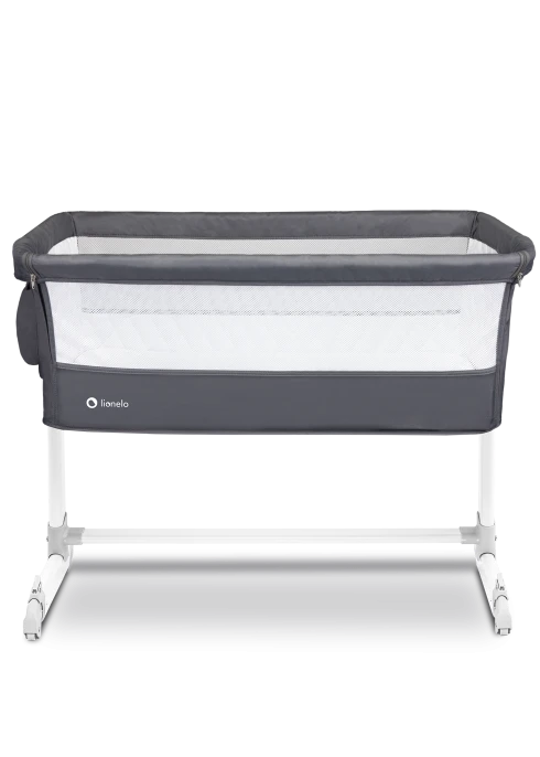 Lionelo Theo Dark Grey — łóżeczko dostawne