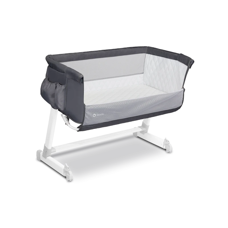 Lionelo Theo Dark Grey — łóżeczko dostawne