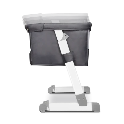 Lionelo Theo Dark Grey — łóżeczko dostawne