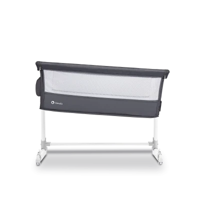 Lionelo Theo Dark Grey — łóżeczko dostawne