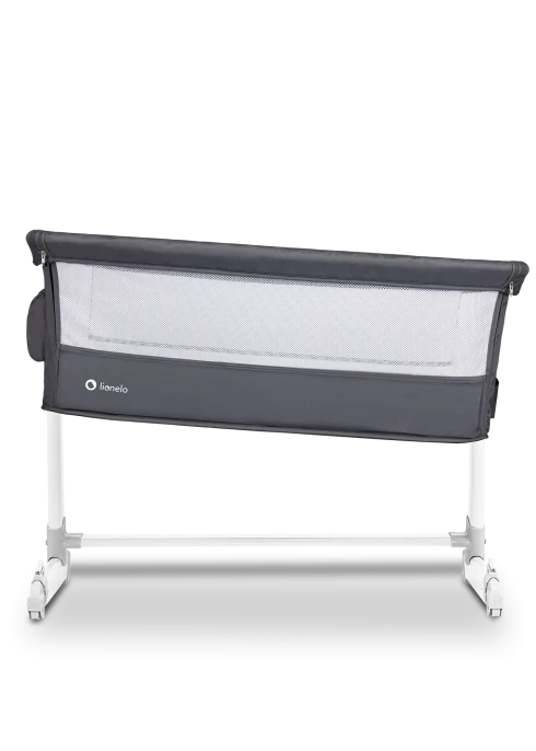Lionelo Theo Dark Grey — łóżeczko dostawne