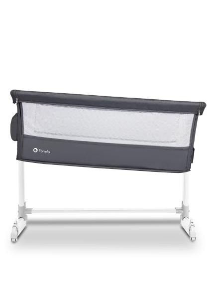 Łóżeczko dostawne Theo Dark Grey - Lionelo