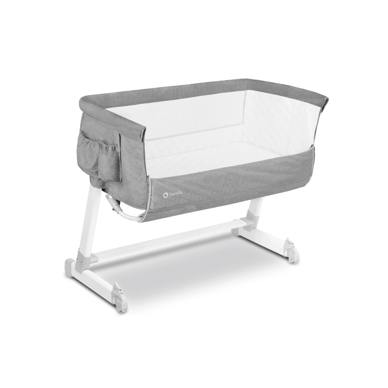 Lionelo Theo Concrete — łóżeczko dostawne