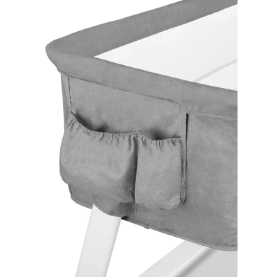 Lionelo Theo Concrete — łóżeczko dostawne