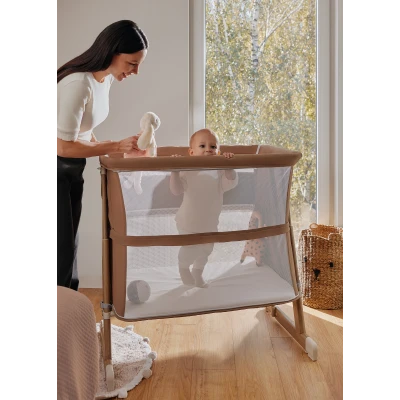 Lionelo Thomi Plus 5 w 1 Grey Concrete — Łóżeczko 5 w 1 | Opinie i cena