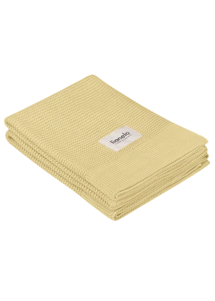 Kocyk bambusowy Bamboo Blanket Yellow Lemon - Lionelo
