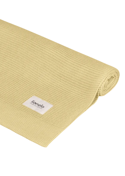 Kocyk bambusowy Bamboo Blanket Yellow Lemon - Lionelo