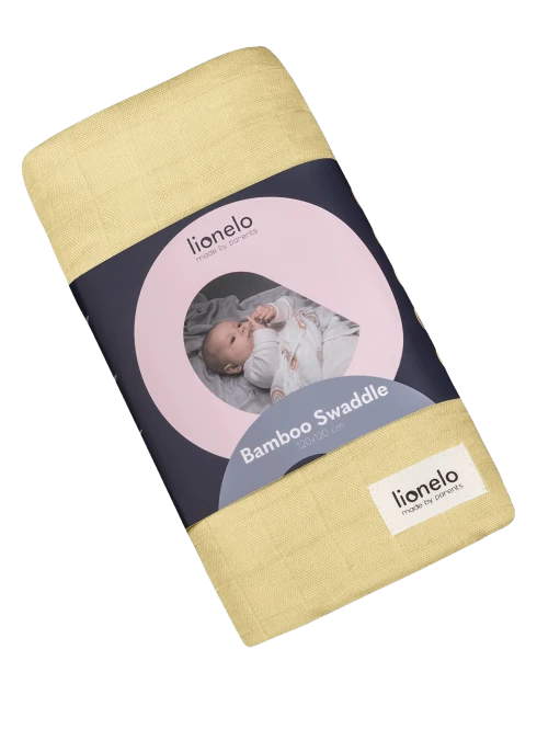 Lionelo Bamboo Swaddle Yellow Lemon — Otulacz dla dziecka | Opinie i cena