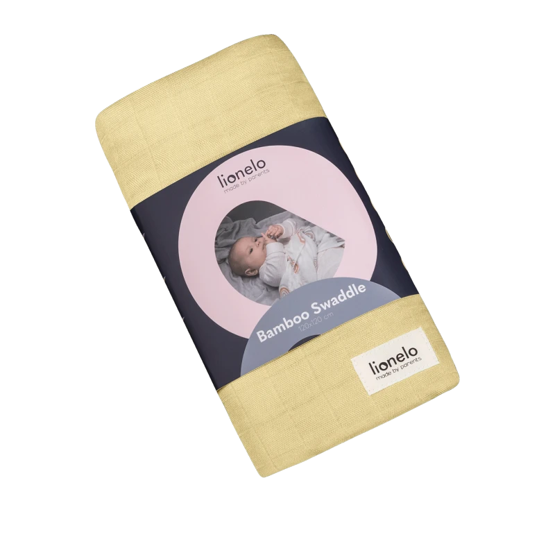 Lionelo Bamboo Swaddle Yellow Lemon — Otulacz dla dziecka | Opinie i cena