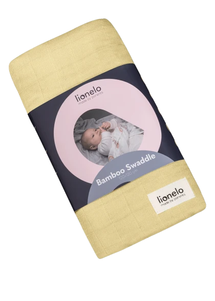 Otulacz bambusowy Bamboo Swaddle Yellow Lemon - Lionelo