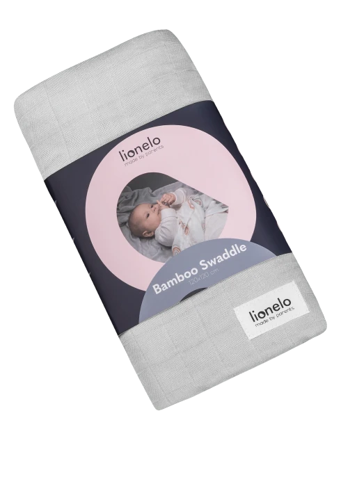 Lionelo Bamboo Swaddle Grey...