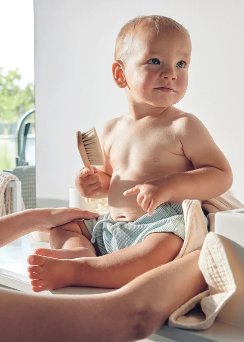 lionelo Muslin Hooded Towel Green Forest — ręcznik kąpielowy z kapturkiem | Opinie i cena