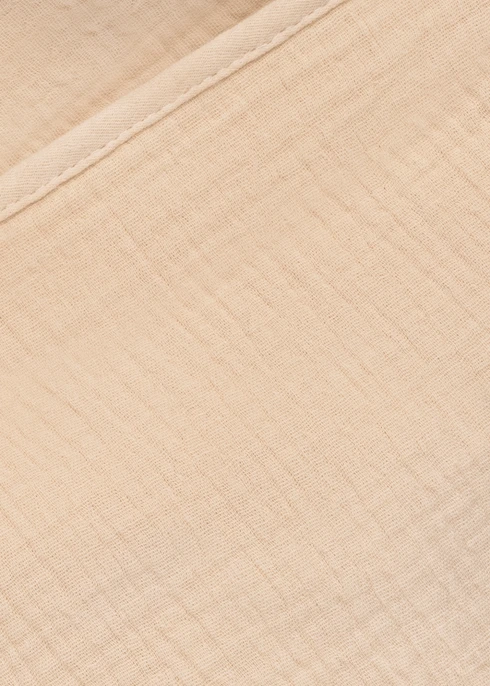 lionelo Muslin Hooded Towel Beige Sand — ręcznik kąpielowy z kapturkiem | Opinie i cena