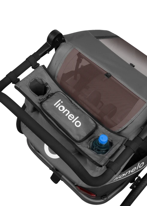 Lionelo Cama Bottle Holder Grey Graphite — Torba do przyczepki