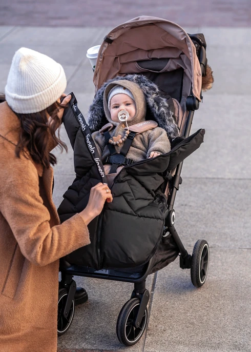 Lionelo Frode Black Carbon — śpiworek dla dziecka