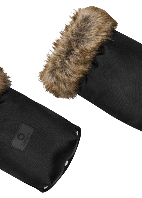 Mufka do wózka Handmuff Black - Lionelo