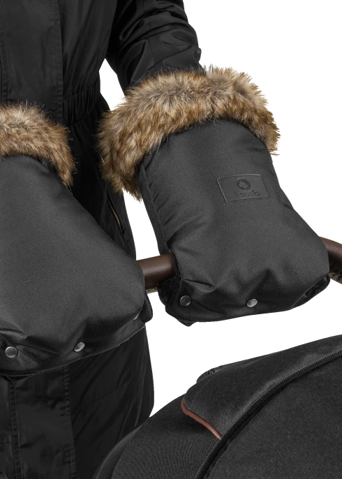 Mufka do wózka Handmuff Black - Lionelo
