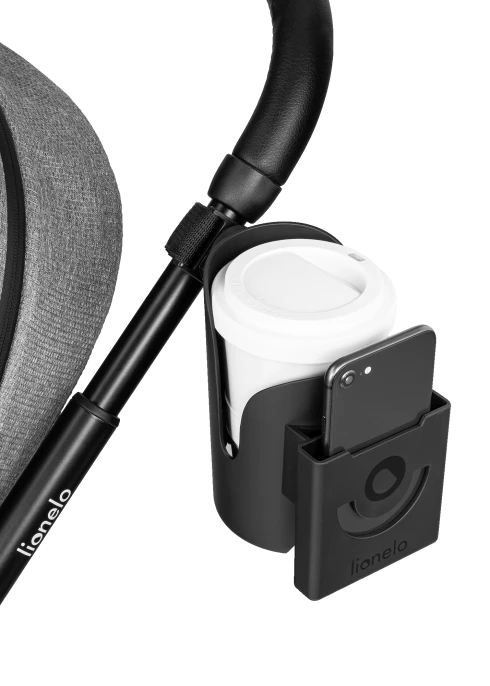 Uchwyt na kubek Ove Black Carbon - Lionelo