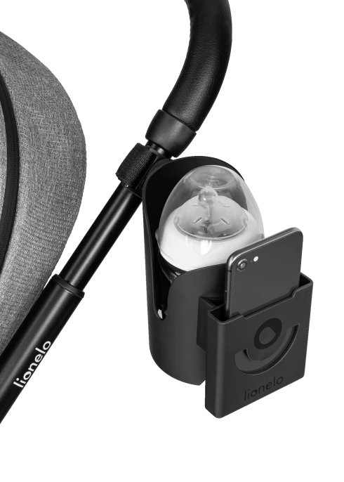 Uchwyt na kubek Ove Black Carbon - Lionelo