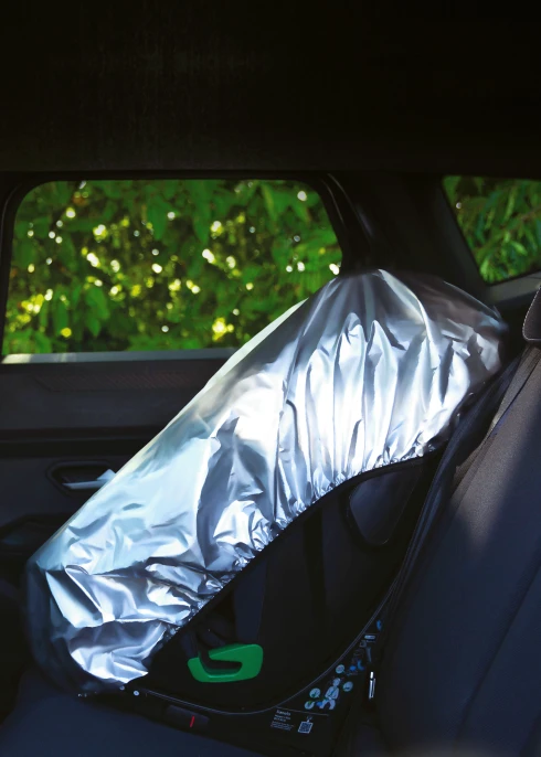 Lionelo Thermal Cover Silver — Pokrowiec na fotelik samochodowy | Opinie i cena