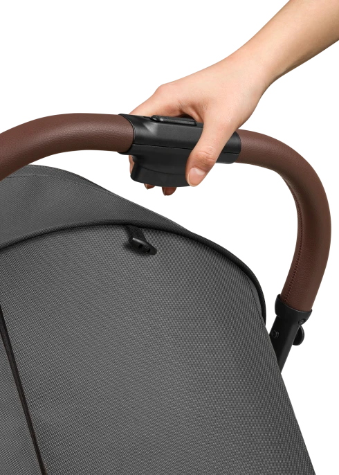 Wózek spacerowy 8,5 kg, składanie jedną ręką, amortyzowany - Ingrid Grey Stone - Lionelo