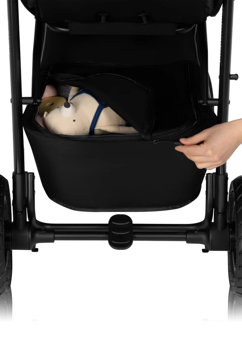 Wózek spacerowy, pompowane koła, od narodzin - Natt Beige Sand - Lionelo
