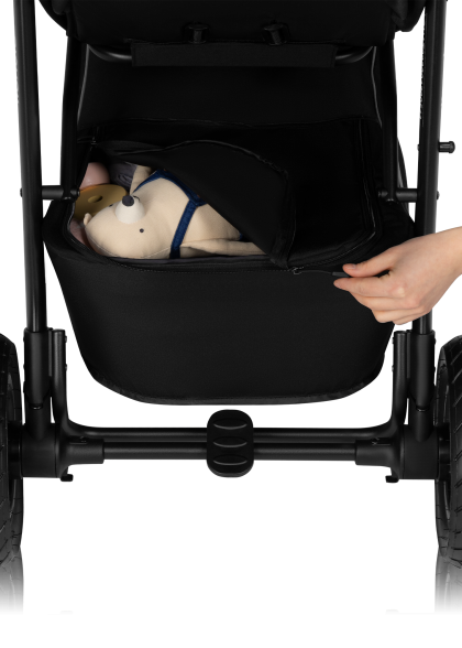 Wózek spacerowy, pompowane koła, od narodzin - Natt Beige Sand - Lionelo