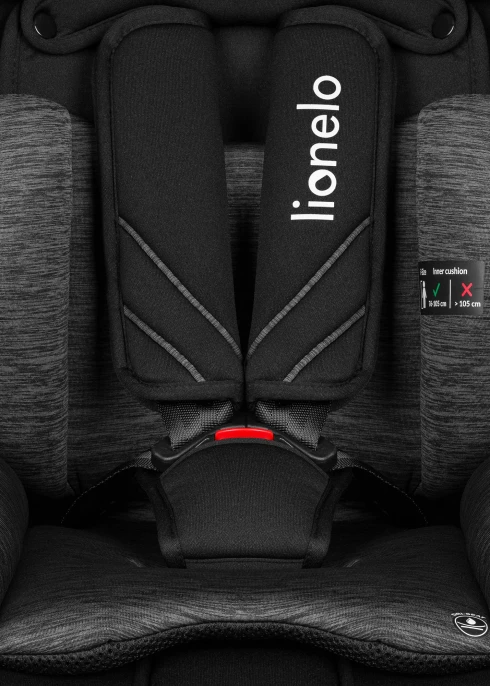 Fotelik samochodowy Levi One i-Size Black Grey - Lionelo