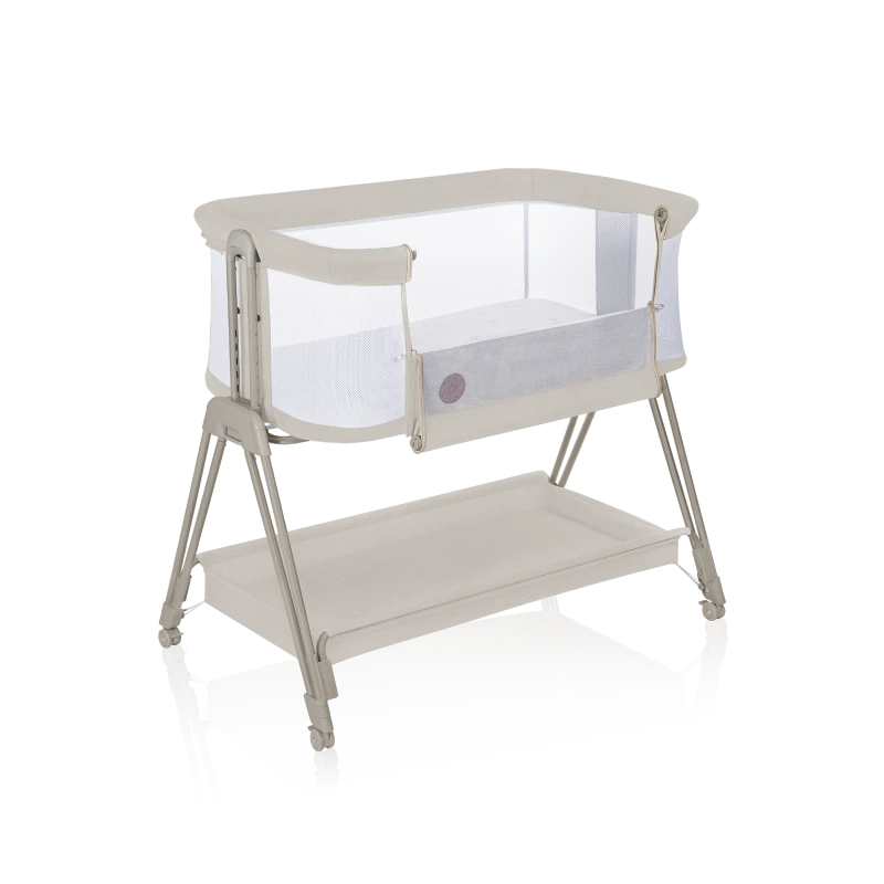 Lionelo Luna Beige Sand 2 w 1 — łóżeczko dostawne