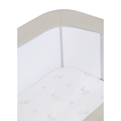 Lionelo Luna Beige Sand 2 w 1 — łóżeczko dostawne