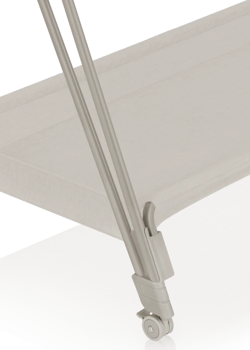 Lionelo Luna Beige Sand 2 w 1 — łóżeczko dostawne