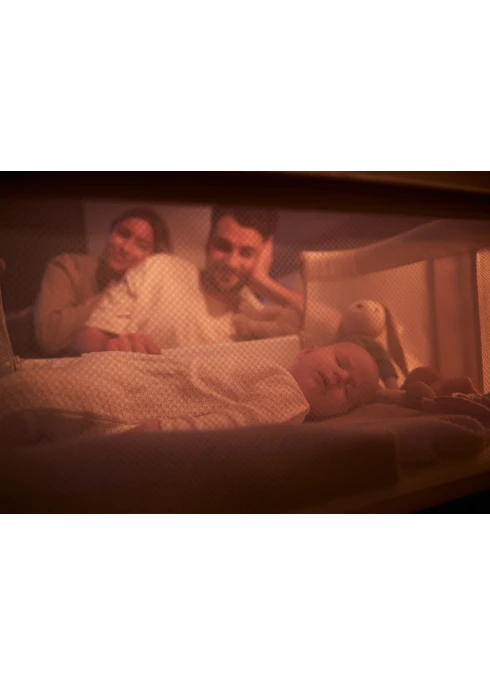 Lionelo Luna Beige Sand 2 w 1 — łóżeczko dostawne