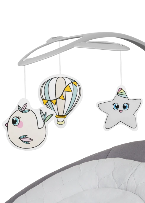 Leżaczek bujaczek Mell Grey Stone - Lionelo