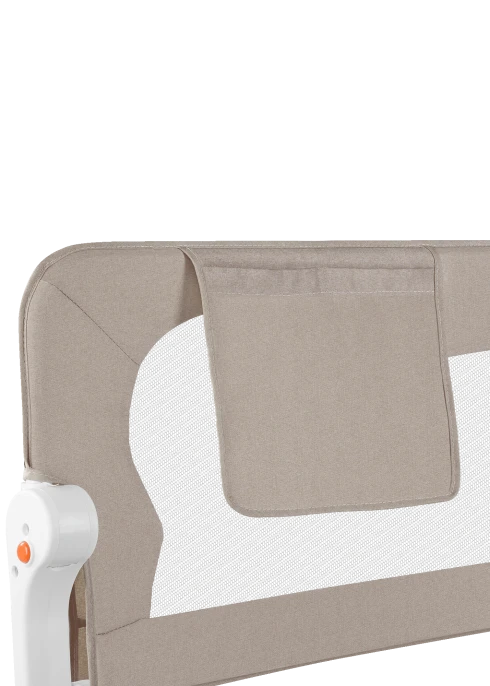 Lionelo Eva Beige Melange — barierka do łóżka|Opinie i cena