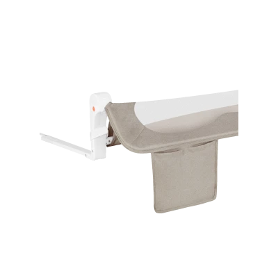 Barierka do łóżka Eva Beige Melange - Lionelo