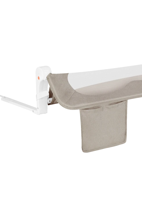 Lionelo Eva Beige Melange — barierka do łóżka|Opinie i cena